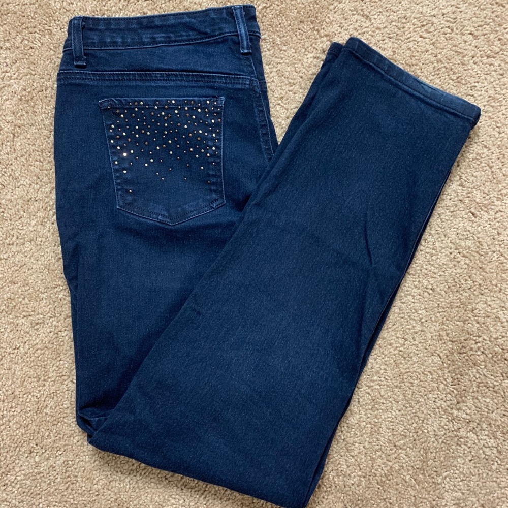 Style & Co. Jeweled Skinny Jeans